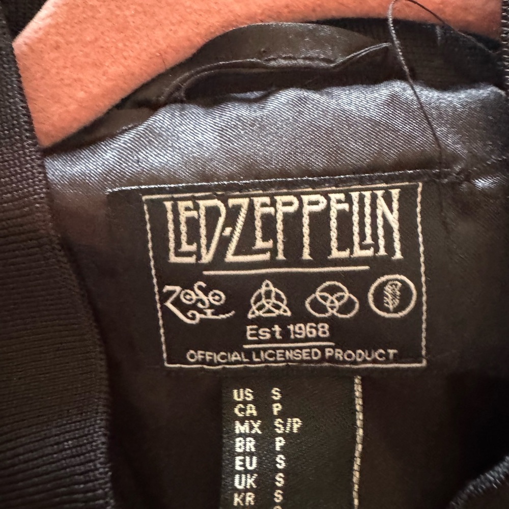 Led Zeppelin Black Performance Jacket - image 3